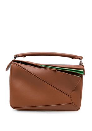 LOEWE Puzzle leather tote bag - Brown