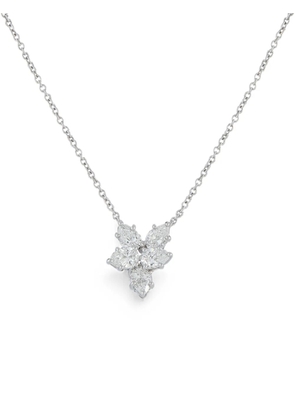 Harry Winston diamond pendant necklace - Silver