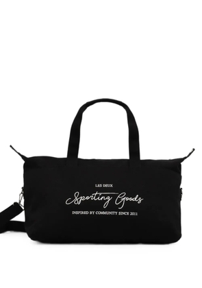 Les Deux logo-embroidered holdall - Black