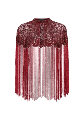Jenny Packham Astralis cape - Red