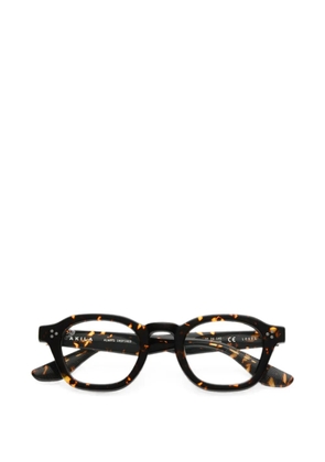 akila Logos geometric-frame glasses - Black