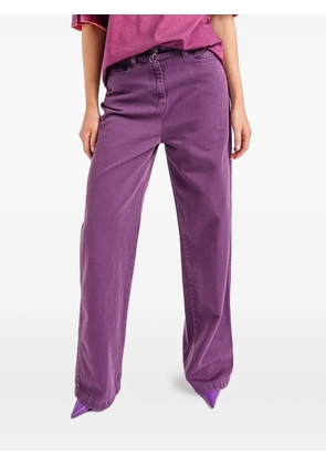 BOSS belted trousers - Purple