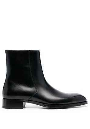 TOM FORD calf leather ankle boots - Black