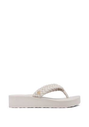 Tommy Hilfiger braided platform sandals - Grey