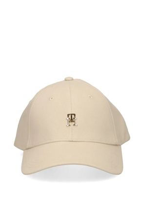 Tommy Hilfiger Chic TH logo-plaque cap - Neutrals