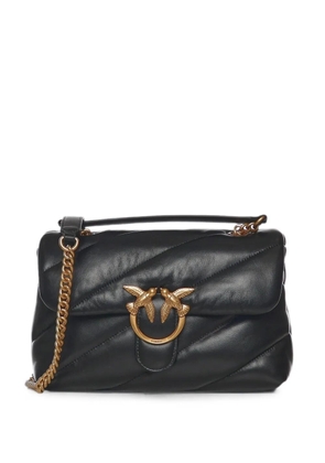 PINKO Love quilted leather shoulder bag - Black