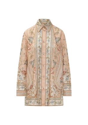 ZIMMERMANN Roselight paisley-print shirt - Pink