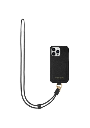MAISON de SABRÉ sling iPhone 14 Pro case - Black