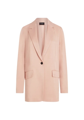 Karl Lagerfeld satin-blend blazer - Pink
