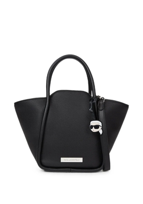 Karl Lagerfeld Ikon Pebble small tote bag - Black