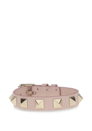 Valentino Garavani Rockstud leather bracelet - Pink