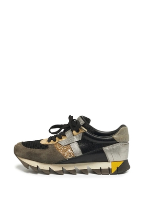 Dolce & Gabbana Pre-Owned panelled low-top sneakers - Black