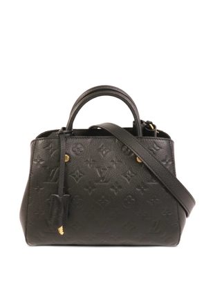 Louis Vuitton Pre-Owned Montaigne BB Monogram Empreinte tote bag - Black