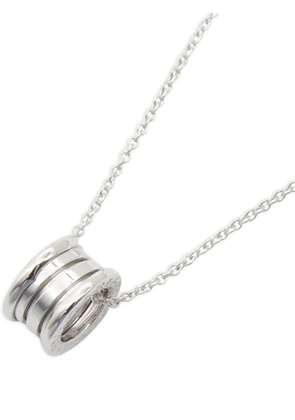 Bvlgari Pre-Owned 2010s B-zero1 engraved-logo necklace - Silver