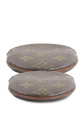 Louis Vuitton Pre-Owned monogram-patterncoin case - Brown