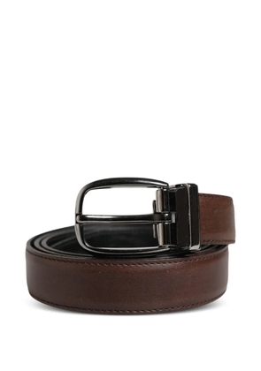 Dolce & Gabbana buckle-fastening leather belt - Brown