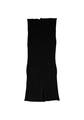 Dolce & Gabbana ribbed-knit scarf - Black
