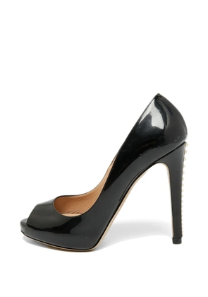 Valentino Garavani Pre-Owned Rockstud peep-toe pumps - Black