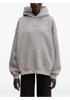 WRSTBHVR Garm V5 logo-embroidered hoodie - Grey