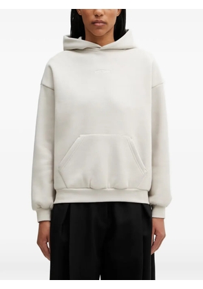 WRSTBHVR Garm V5 logo-embroidered hoodie - Grey