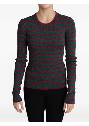 Dolce & Gabbana striped sweater - Green