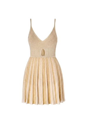 Missoni sequin-embellished cut-out mini dress - Neutrals