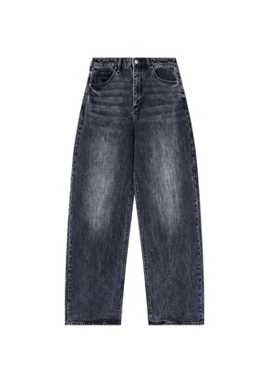 Armani Exchange five-pocket acid-wash jeans - Grey