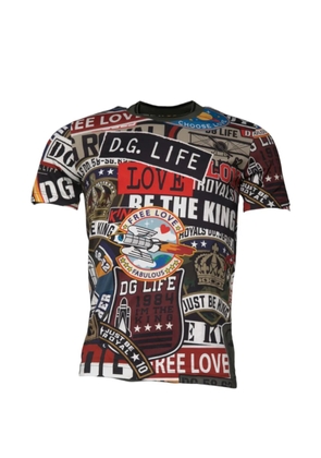 Dolce & Gabbana graphic-print crew-neck T-shirt - Black