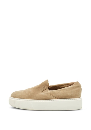 Prada Pre-Owned round-toe sneakers - Neutrals