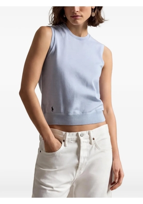 Polo Ralph Lauren logo sleeveless sweater - Blue