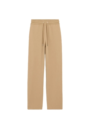 AMI Paris cotton track pants with Ami de Coeur - Neutrals
