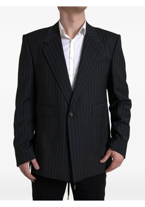 Dolce & Gabbana Sicilia pinstripe-pattern blazer - Black