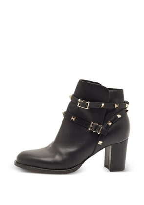 Valentino Garavani Pre-Owned Rockstud ankle boots - Black