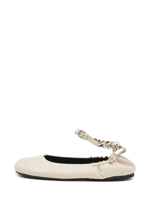 JW Anderson chain-link ballet flats - Neutrals