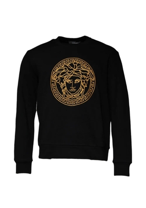 Versace Medusa-embroidered sweashirt - Black