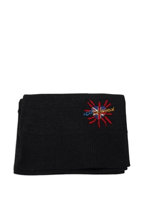 Dolce & Gabbana Sacred Heart embroidered scarf - Black