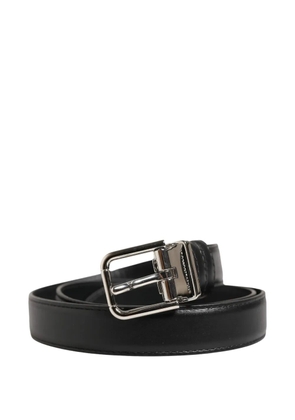 Dolce & Gabbana buckle-fastening leather belt - Black