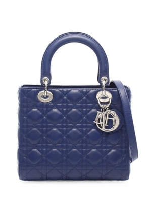 Christian Dior Pre-Owned 2010s Lady Dior Cannage handbag - Blue