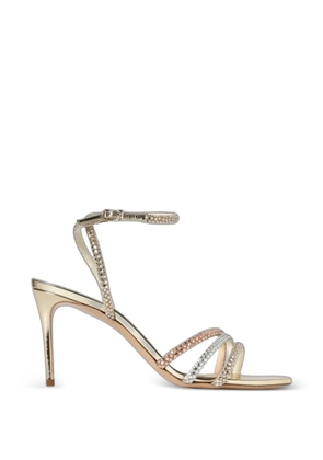 Casadei Julia crystal-embellished sandals - Gold