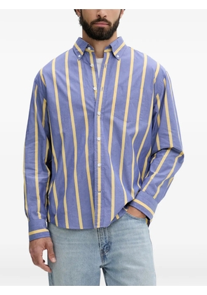 Gant vertical-stripe button-down shirt - Blue
