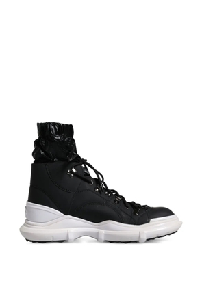 Dolce & Gabbana Galileo gaiter-detail sneakers - Black