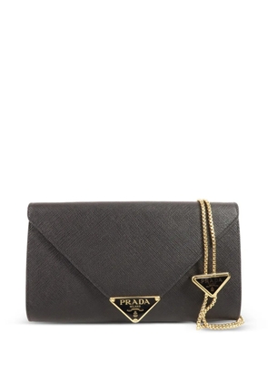 Prada Pre-Owned leather chain-strap shoulder bag - Black