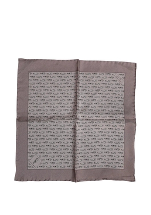Dolce & Gabbana seahorse-print pocket square - Brown