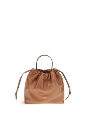 Chloé drawstring leather bucket bag - Brown