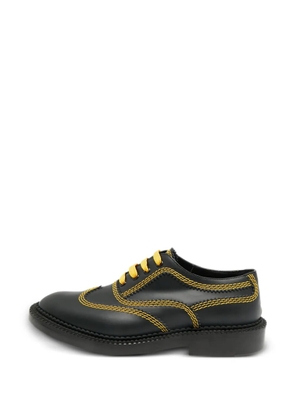 Burberry Pre-Owned Bertram leather Oxford shoes - Black