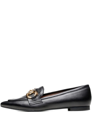 Poche Paris buckle-detailed loafers - Black