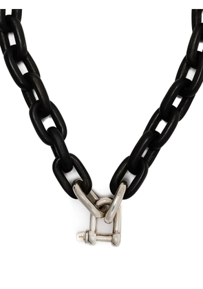 Parts of Four Charm Chain necklace - Black