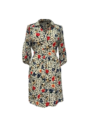 Ba&Sh floral-print mini dress - Neutrals