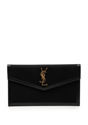 Saint Laurent Pre-Owned 2020 Canvas Uptown Pouch clutch bag - Black