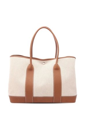 Hermès Pre-Owned 2025 Toile and Negonda Garden Party 39 tote bag - Neutrals